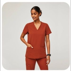 FIGS Limited Edition Auburn Scrub Set